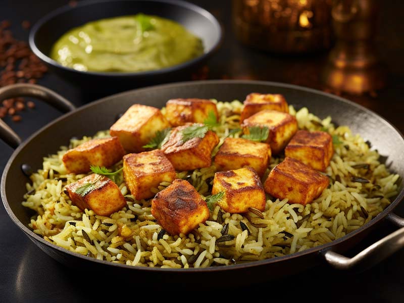 Gongura Paneer Fry Biryani