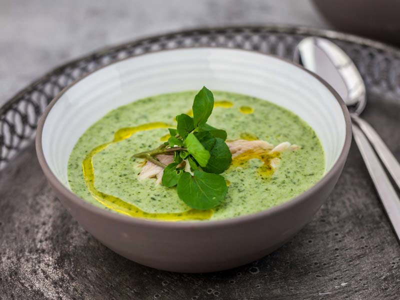 Lemon and Cilantro Soup